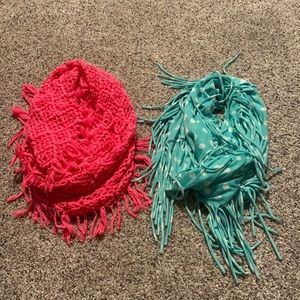 Girls Infinity Scarf Set